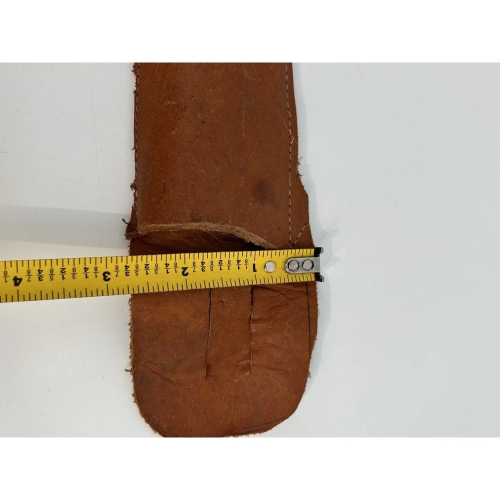 Vintage Handmade Leather‎ Knife Sheath W/ Belt Loop 11